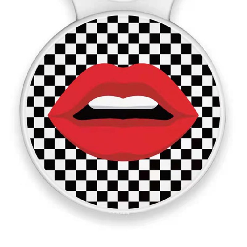 Round IMD decorative panel with a high resolution printed graphic design