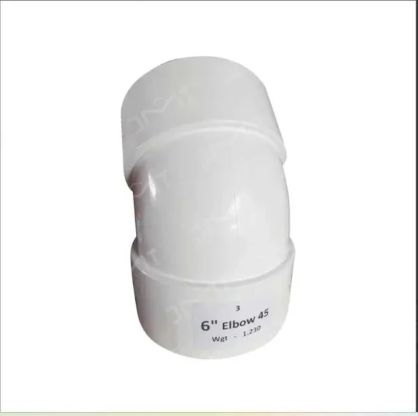 Mould Factory Dongguan 1million Shots Standard Injection Mold 6 ''45 Degrees Elbow Pipe Fitting Mould - Image 3