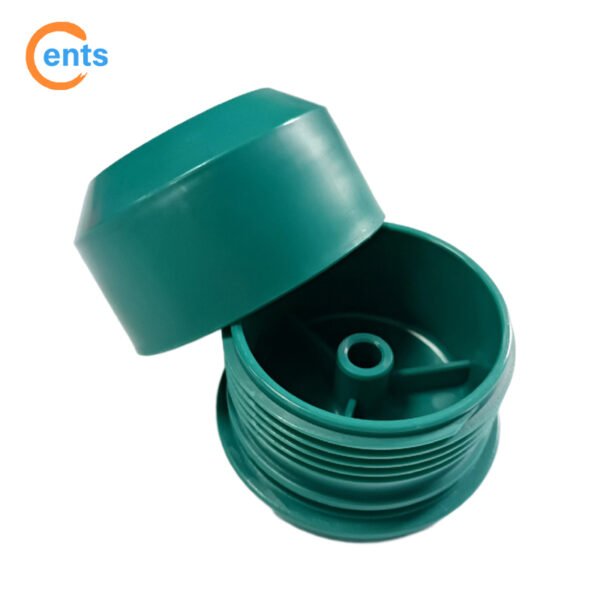 Threaded Cover Plastic PP PC ABS Nylon Injection Molded Molding Parts - Image 2