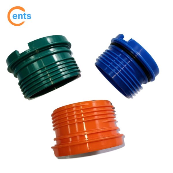 Threaded Cover Plastic PP PC ABS Nylon Injection Molded Molding Parts